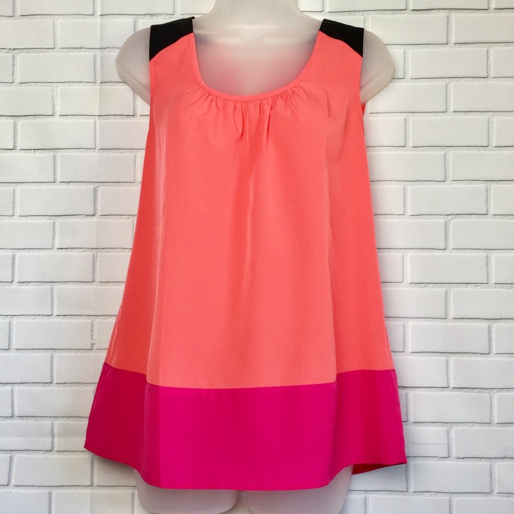 🐝Loft Women’s Sleeveless Tank Color Block Size Sm